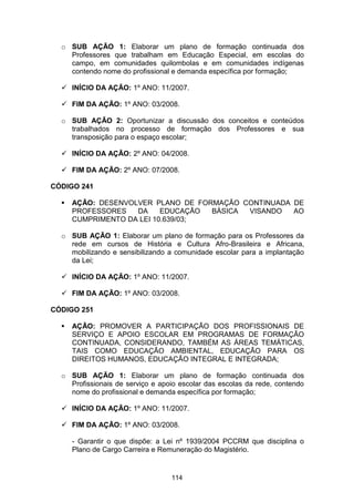 Plano Municipal de Educação