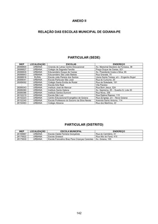 Plano Municipal de Educação