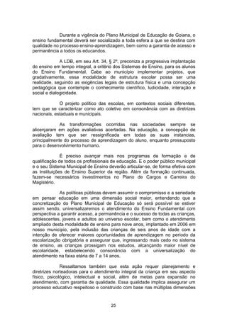 Plano Municipal de Educação