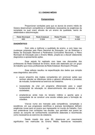 Plano Municipal de Educação