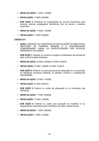 Plano Municipal de Educação