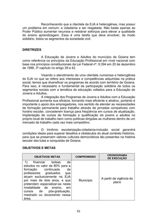 Plano Municipal de Educação