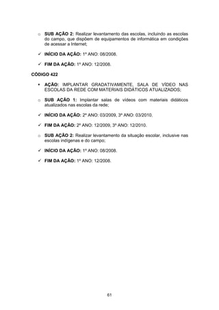 Plano Municipal de Educação