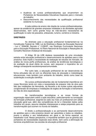 Plano Municipal de Educação