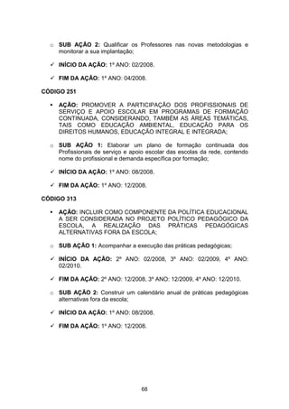 Plano Municipal de Educação