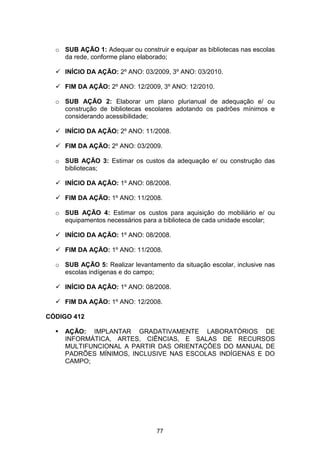 Plano Municipal de Educação