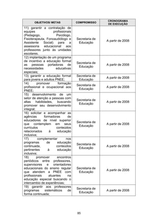 Plano Municipal de Educação