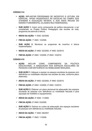 Plano Municipal de Educação