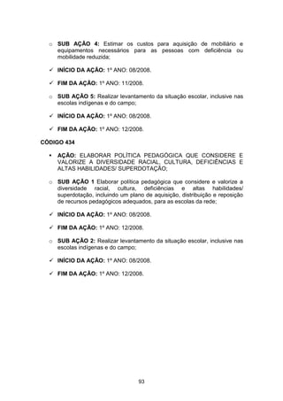 Plano Municipal de Educação