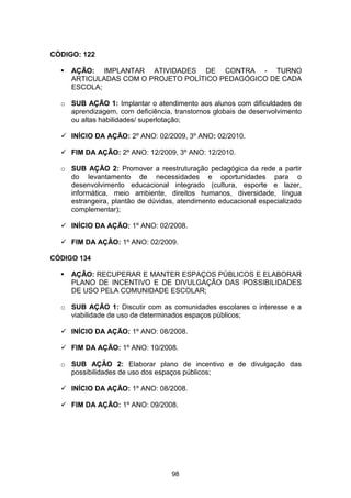 Plano Municipal de Educação