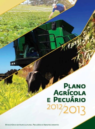 Plano agricola e pecuario 2012 e 2013 mapa