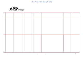 Plano anual actividades 2011 12