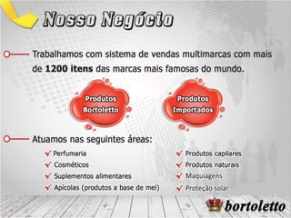 √ Proteção solar
√ Maquiagens
 