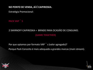Incentiva a beber de forma COMPARTILHADA e correta: EM CASA.