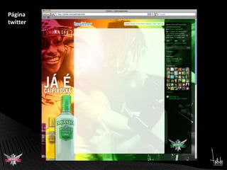 ATIVAÇÃO DO CONCEITOFESTIVAL JÁ É CAIPIROSKAAproveitaremos para fazer PROJEÇÃO DE IMAGENS mixadas com som, na véspera do Festival. Durante o dia, o local será um LOUNGE QUE CONCENTRARÁ AÇÕES de degustação e interativas com jogos.