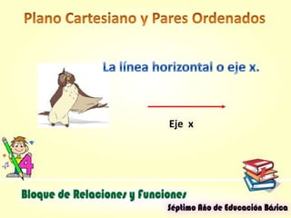 Eje x
 