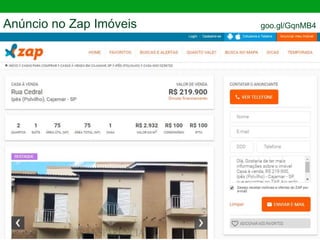 Anúncio no Zap Imóveis goo.gl/GqnMB4
 