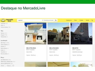 Destaque no MercadoLivre
 