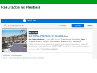 Resultados no Nestoria
 