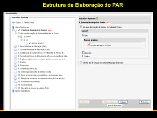 Estrutura de Elaboração do PAR

 