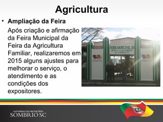Esporte
• Pista de atletismo
Nova Pista de Atletismo
ao redor do campo no
estádio Antônio
Sant’Helena, com piso
emborrachado e
iluminação de qualidade
para o uso a noite.
 