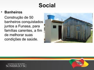 Cultura
• Palco cultural
Aquisição de
equipamentos para
Palco Móvel, que será
utilizado na Praça da
Juventude, que será
coberta, para eventos
culturais da cidade e
da região.
 