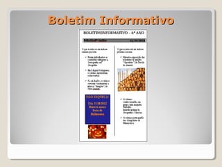 Boletim Informativo
 