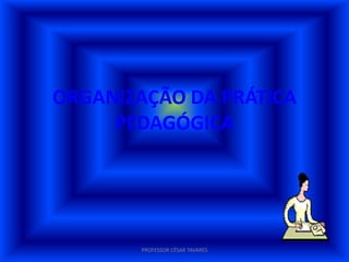 ORGANIZAÇÃO DA PRÁTICA
     PEDAGÓGICA




        PROFESSOR CÉSAR TAVARES
 