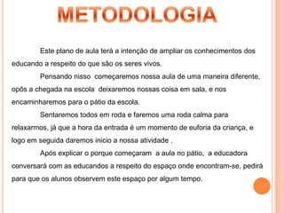 Trocar informações e experiências com o grande grupo por meio de atividades pedagógicas;