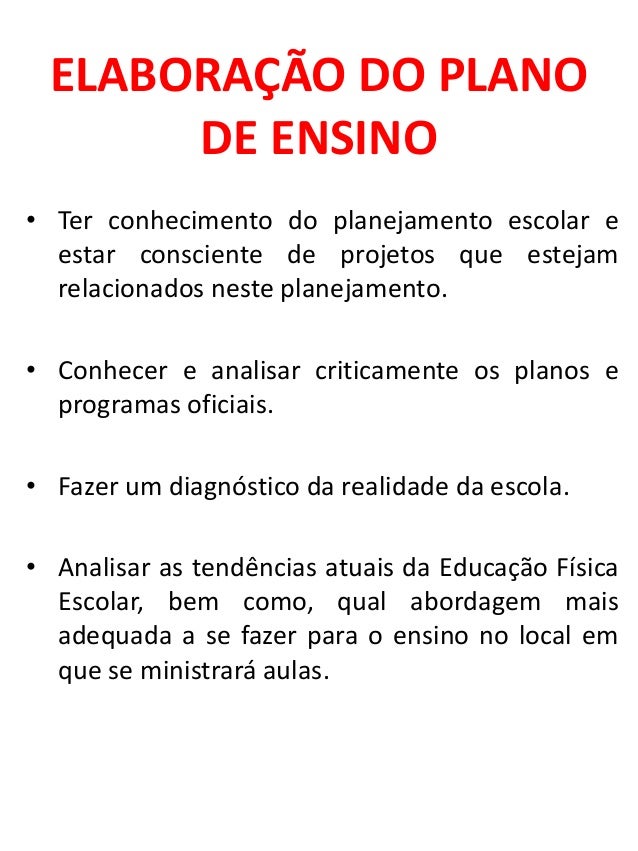 Elaboração de plano de aula ensino fundamental Elaboração de plano de aula ensino fundamental