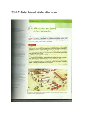 ANEXO V – Páginas do manual adotado a utilizar em aula
 