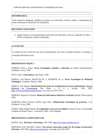 Plano De Aula   Unaí