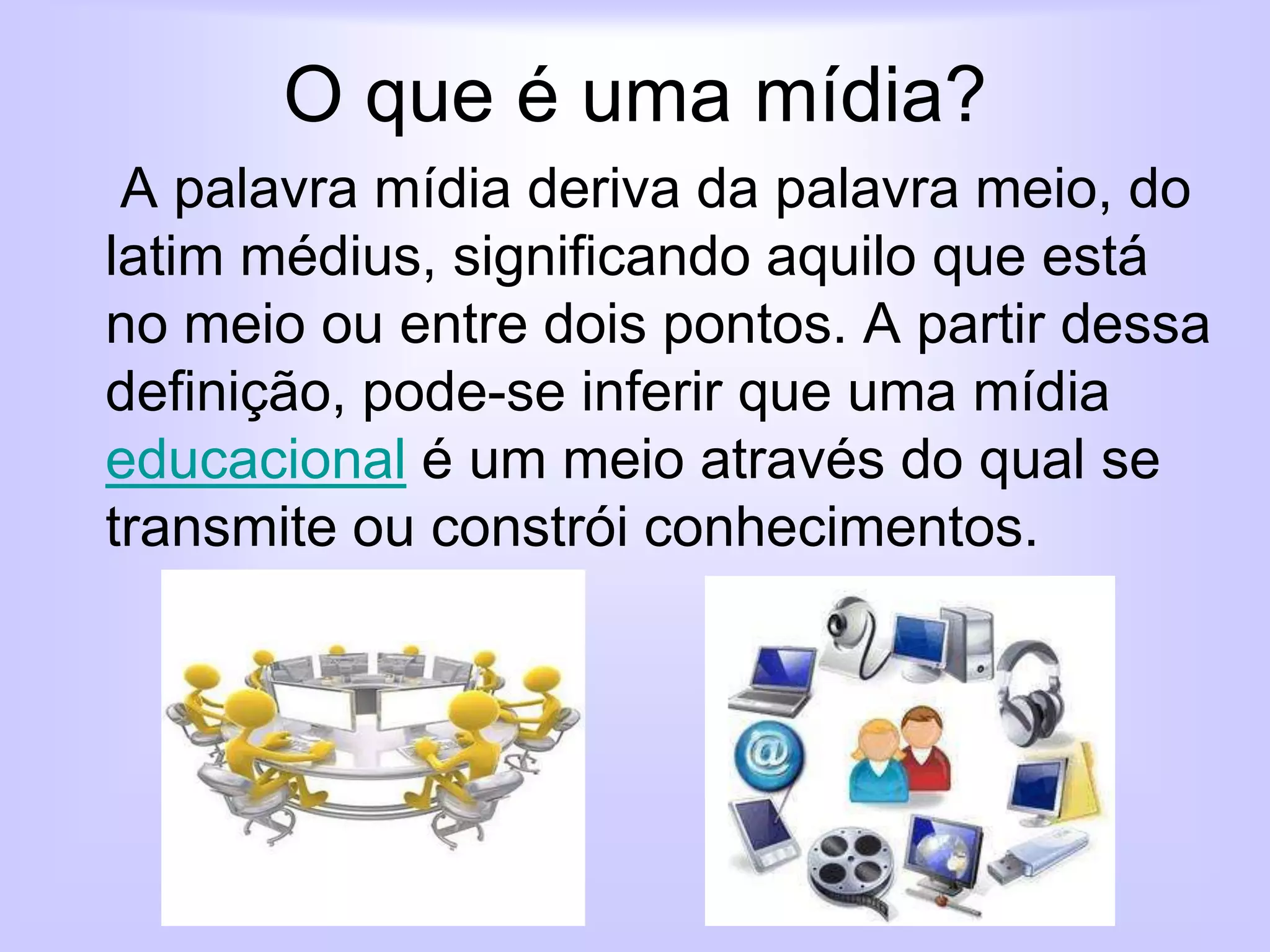 Plano de aula aprendendo e praticando com as mídias slide | PPT