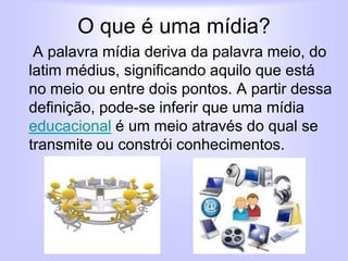 Plano de aula aprendendo e praticando com as mídias slide | PPSX