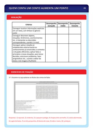 Plano de aula contos 3 ano | PDF