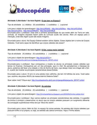 Plano de aula educopédia