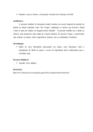 Exercícios Sobre Era Vargas - Quiz - Racha Cuca, PDF