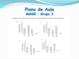 Plano de Aula
MGME – Grupo 3
 