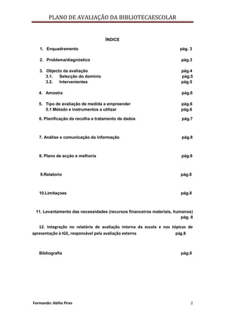 Plano de avaliaçaobe abilio