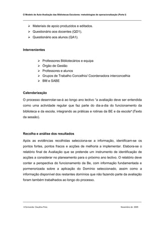 Plano De AvaliaçãO