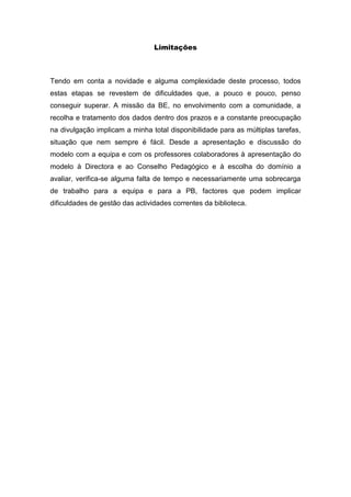 Plano de avaliação