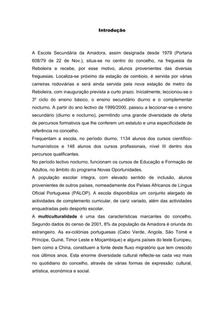 Plano de avaliação