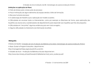 Plano De AvaliaçãO Da Be   4ª SessãO