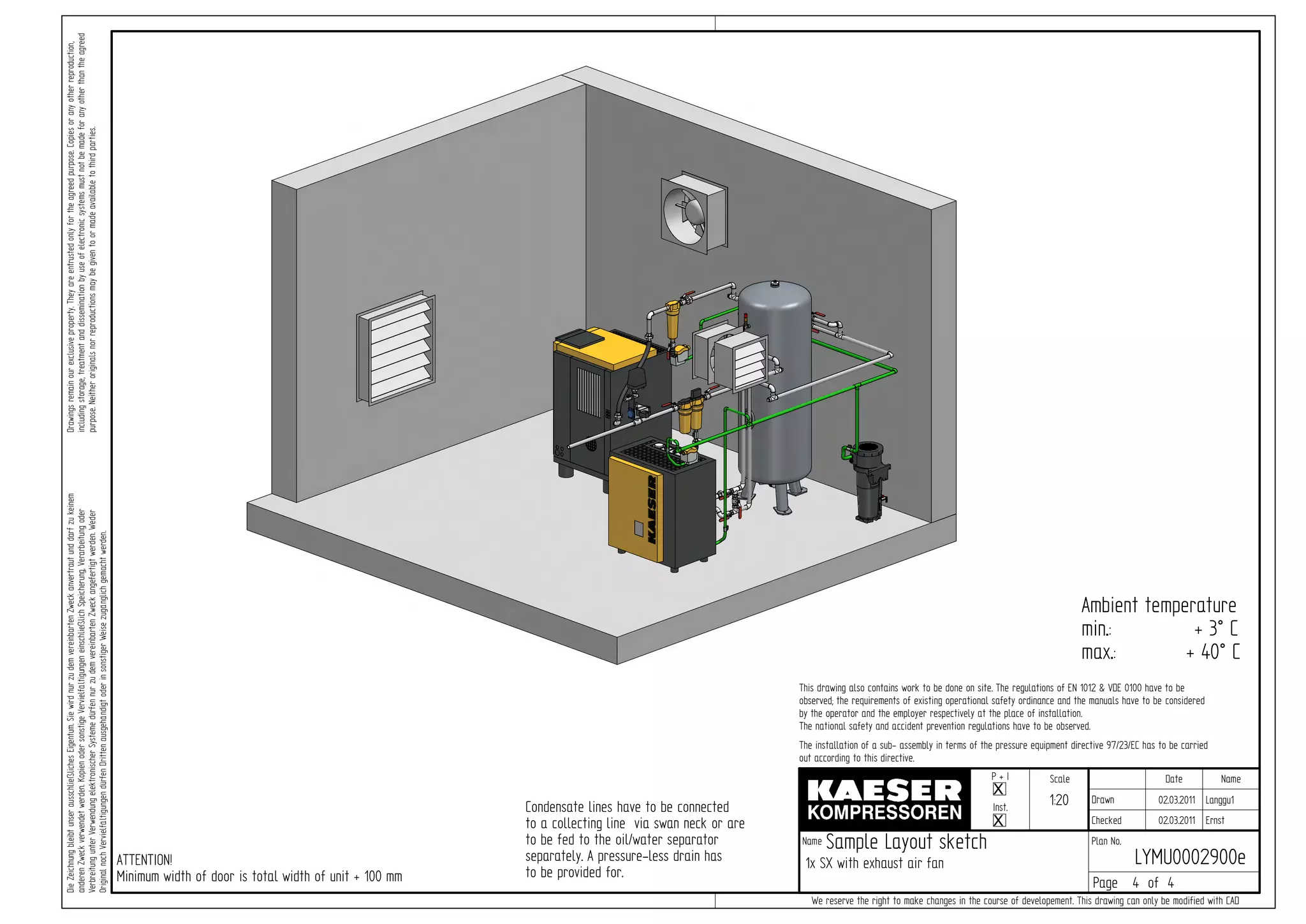 Plano de compresor 1 | PDF