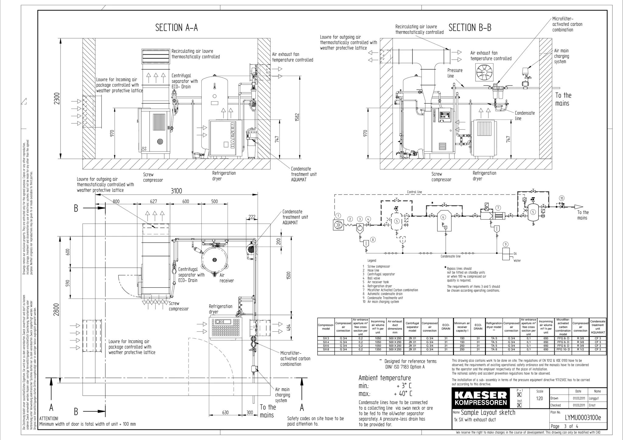 Plano de compresor 1 | PDF