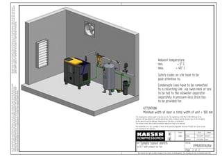 Plano de compresor 1 | PDF