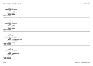 Página: 131
Impressão de campos da consulta
+/-:
Código: 518
Classificação: 04.2.2.02.002
Tipo:
Nome: FGTS
Apelido: FGTSV
Grupo: Despesa
Código subconta:
Grupo subconta:
+/-:
Código: 519
Classificação: 04.2.2.02.003
Tipo:
Nome: INSS
Apelido: INSSV
Grupo: Despesa
Código subconta:
Grupo subconta:
+/-:
Código: 520
Classificação: 04.2.2.02.004
Tipo:
Nome: Multa Rescisória FGTS
Apelido: MULTARESCV
Grupo: Despesa
Código subconta:
Grupo subconta:
+/-:
Código: 521
Classificação: 04.2.2.02.005
Tipo:
Nome: PIS sobre Folha
Apelido: PISV
Grupo: Despesa
Código subconta:
Grupo subconta:
16/10/2020 10:01 - SCI Ambiente Contábil ÚNICO
ESCON
 