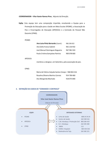Plano De Contingencia 2009