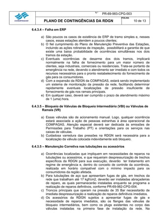 Plano de contingências | PDF