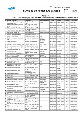 Plano de contingências | PDF